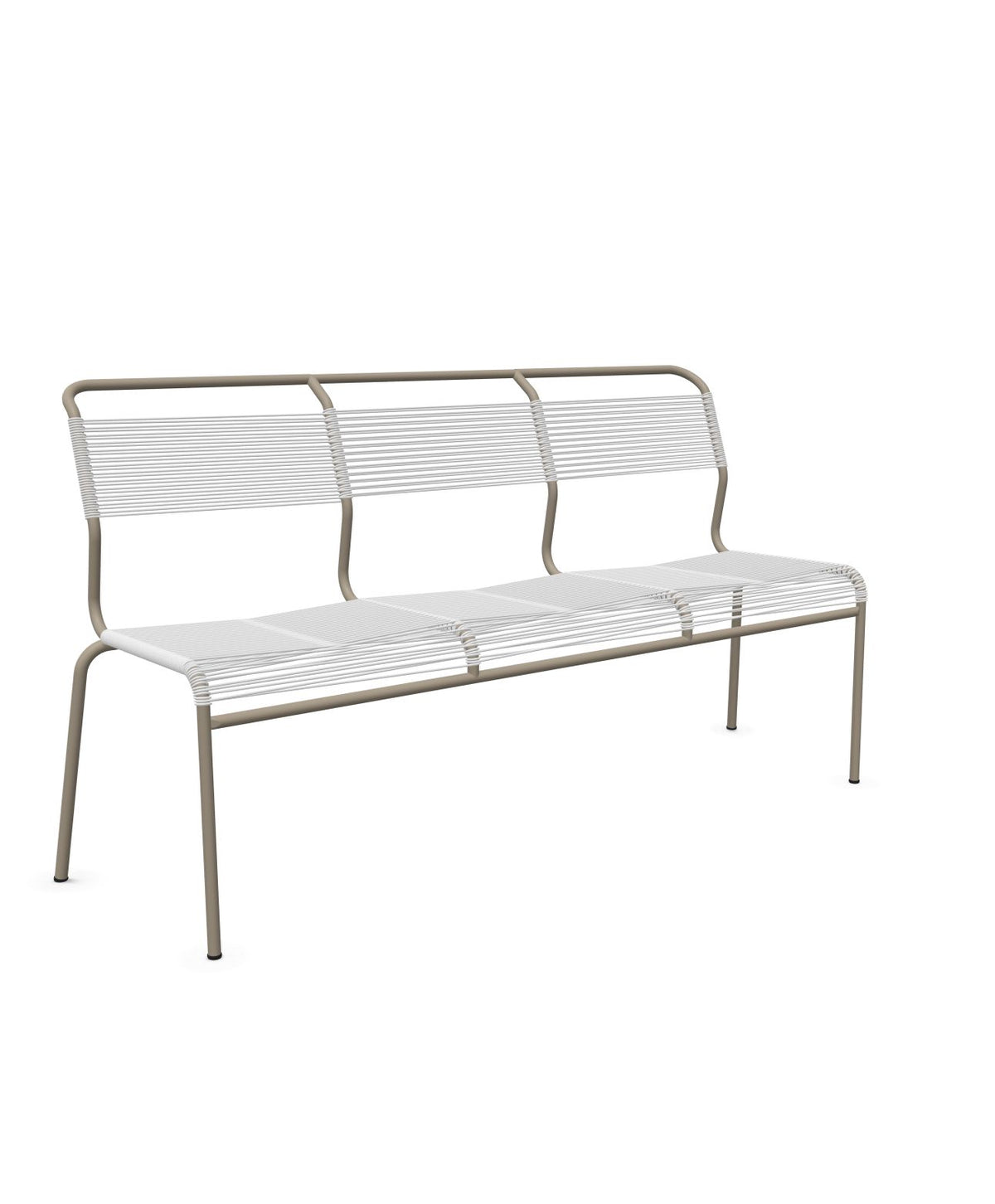 Schaffner Säntis Banc Spaghetti 3 places sans accoudoirs