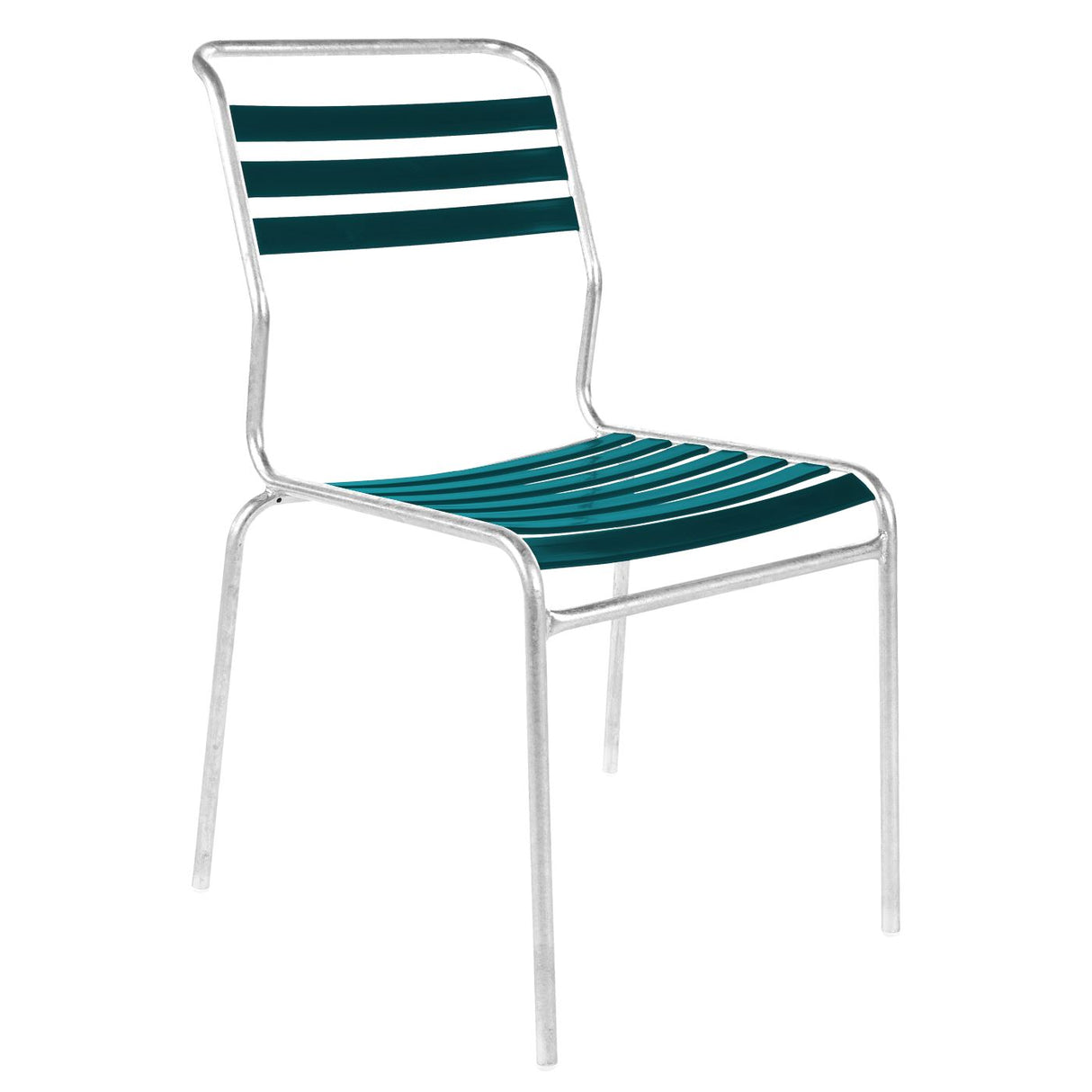 Schaffner Säntis Chaise à lattes GALAXUS Galvanisé à chaud 02 / bleu kali 56