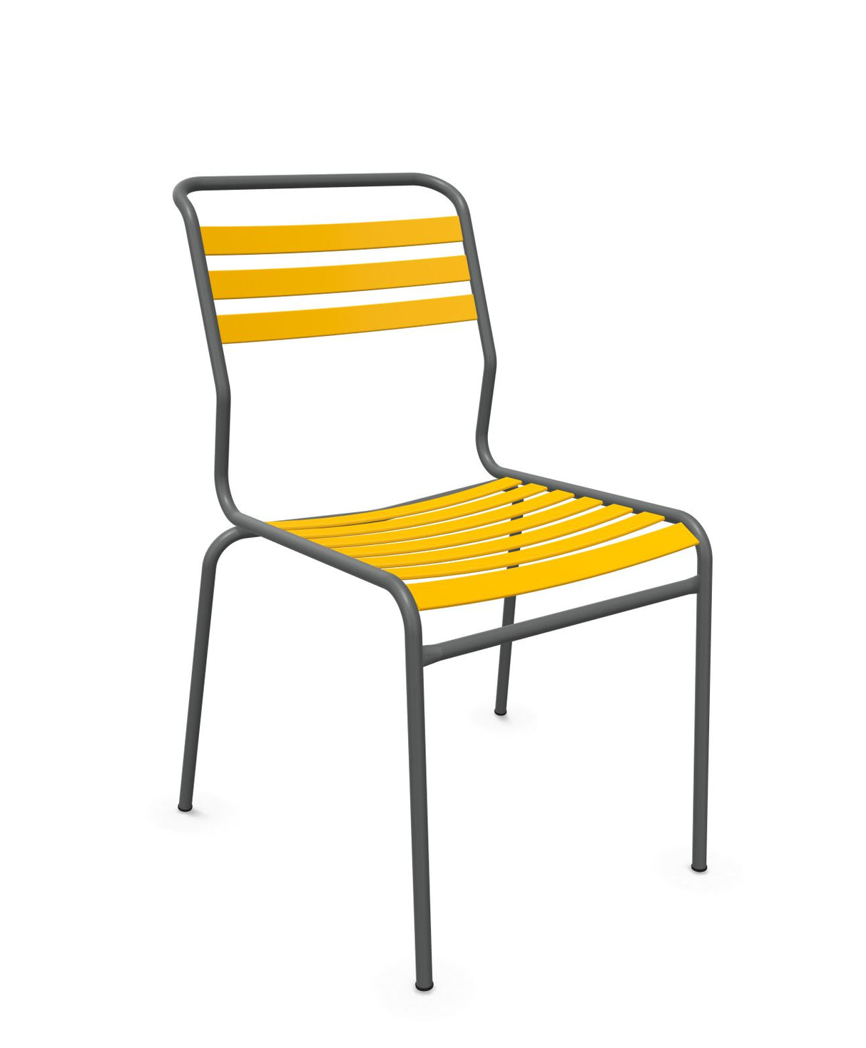 Schaffner Säntis Chaise à lattes Jaune 11 Graphite 73