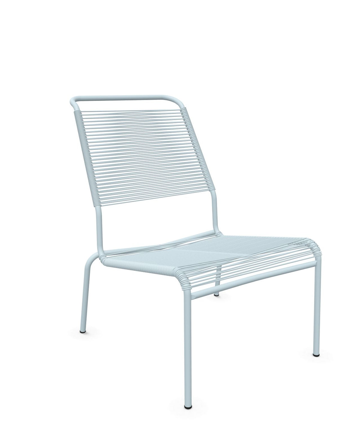 Schaffner Säntis Chaise basse Haut dossier Spaghetti Bleu Pastel 51 Bleu Pastel 51