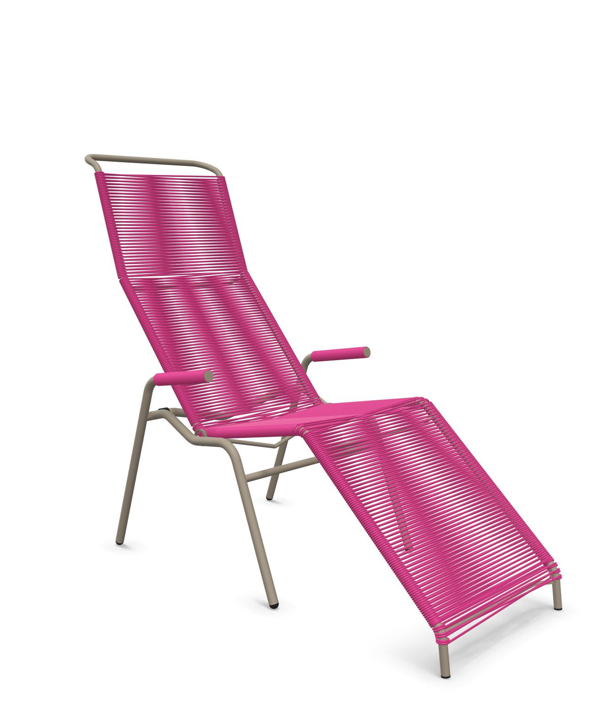 Schaffner Säntis Chaise longue Relax Spaghetti Rose 41 Champagne 85
