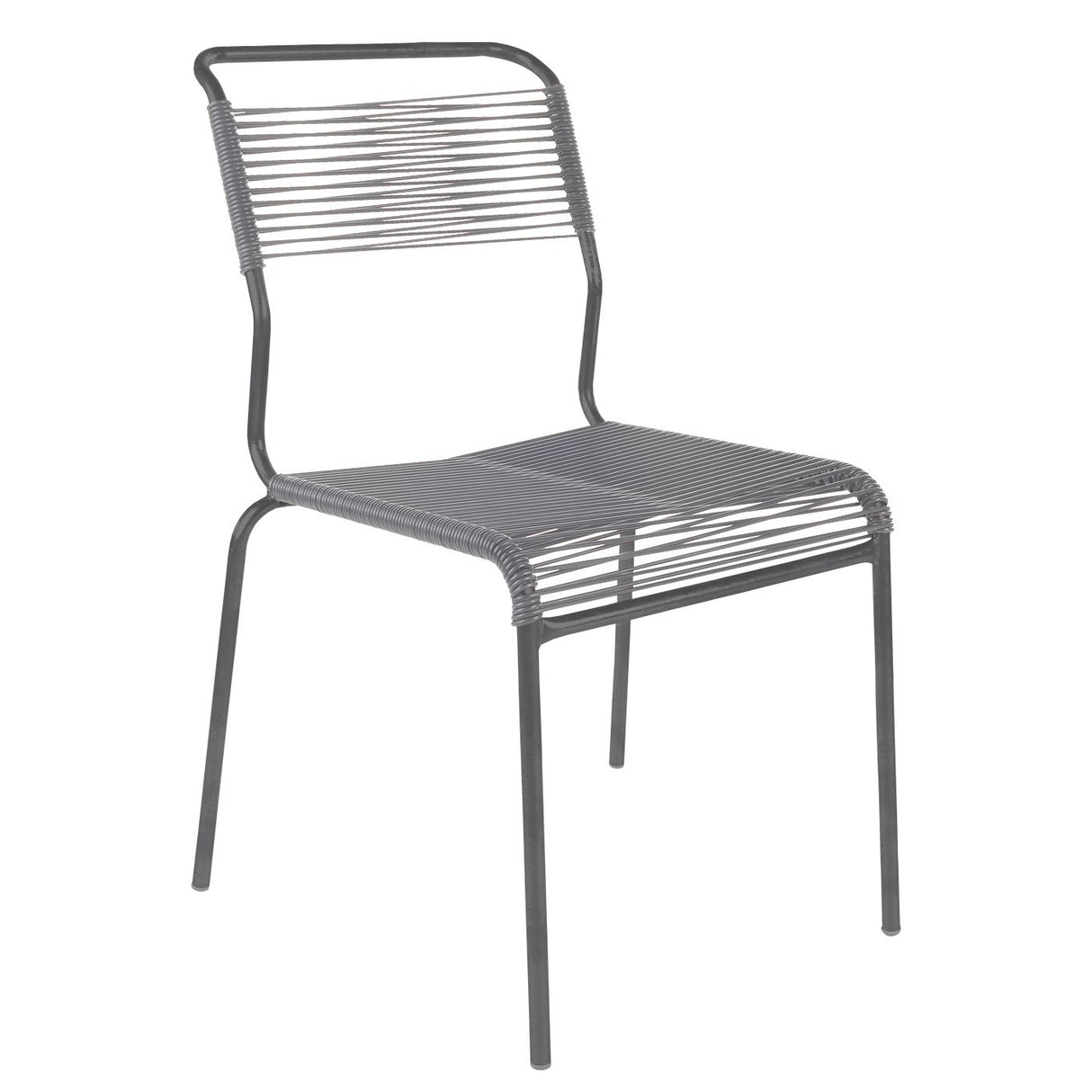 Schaffner Säntis Chaise Spaghetti Anthracite 77 Gris Argent 78