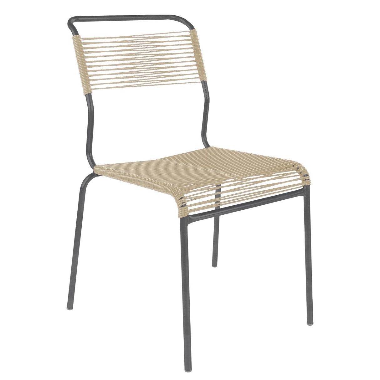 Schaffner Säntis Chaise Spaghetti Anthracite 77 Sable pastel 15