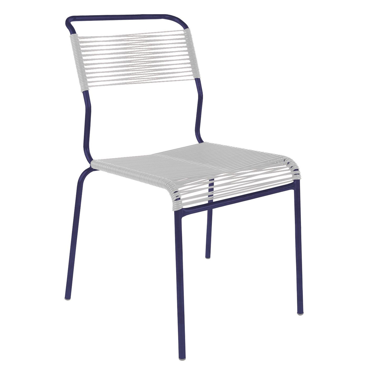 Schaffner Säntis Chaise Spaghetti Bleu 53 Blanc 90
