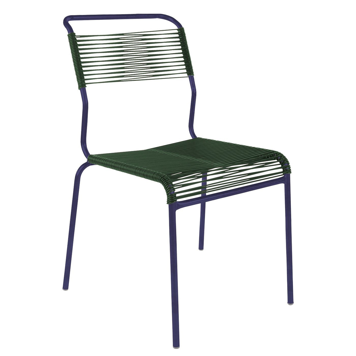 Schaffner Säntis Chaise Spaghetti Bleu 53 Vert sapin 66
