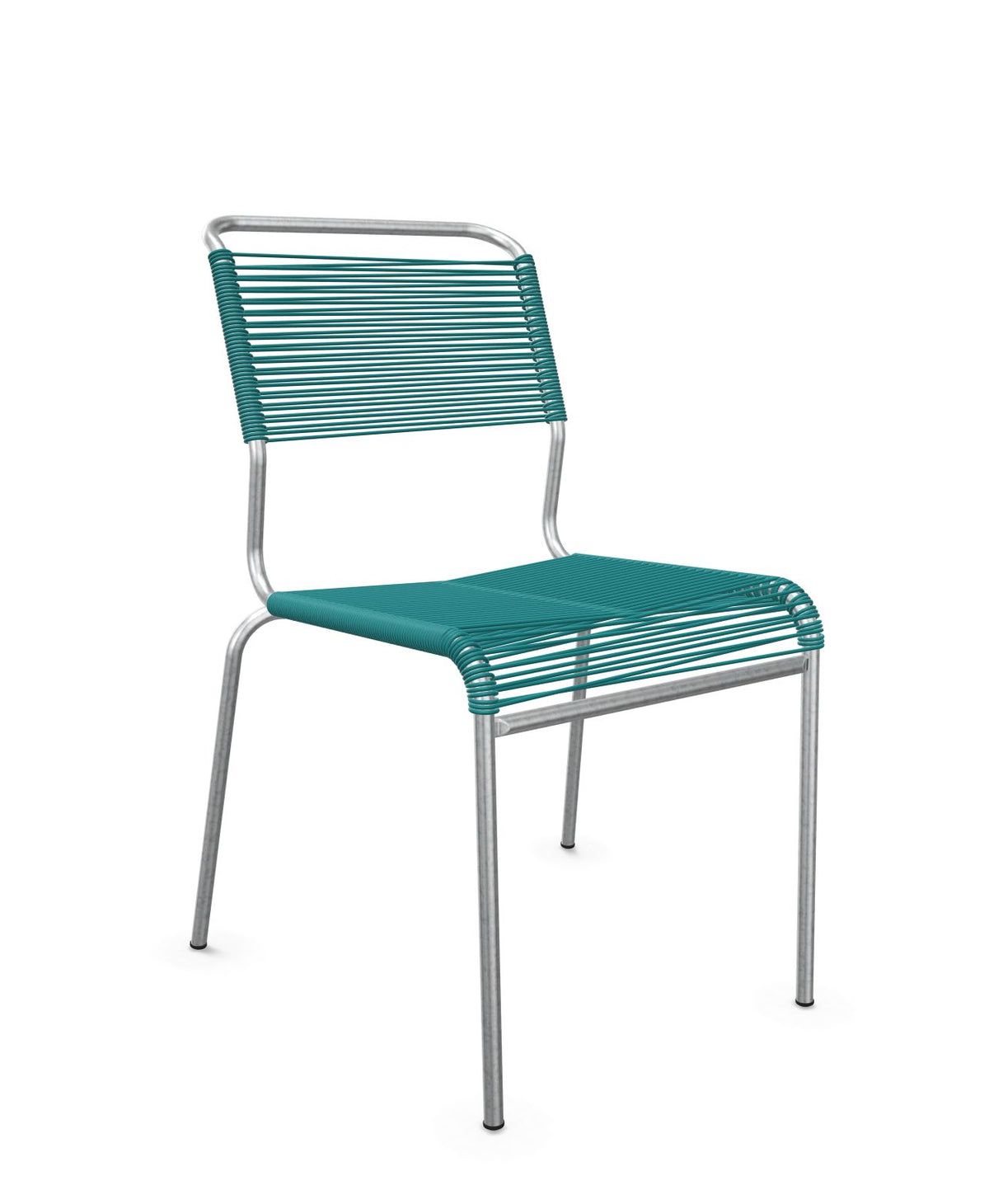 Schaffner Säntis Chaise Spaghetti Bleu Kali 56 Galvanisé à chaud 02