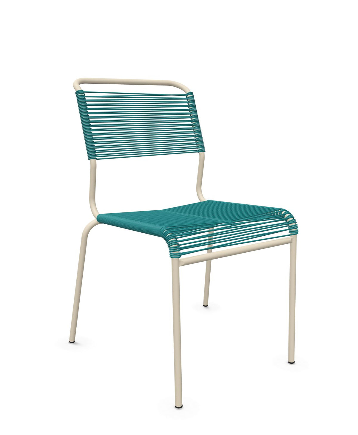 Schaffner Säntis Chaise Spaghetti Bleu Kali 56 Sable Pastel 15