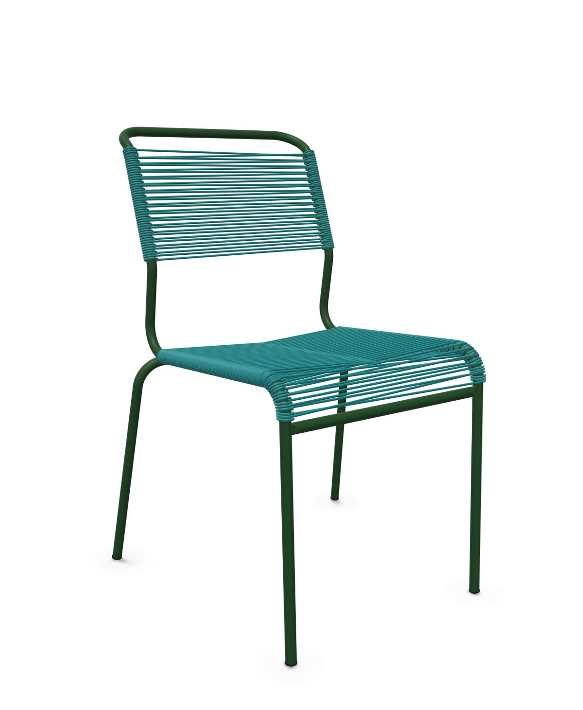 Schaffner Säntis Chaise Spaghetti Bleu Kali 56 Vert Sapin 66
