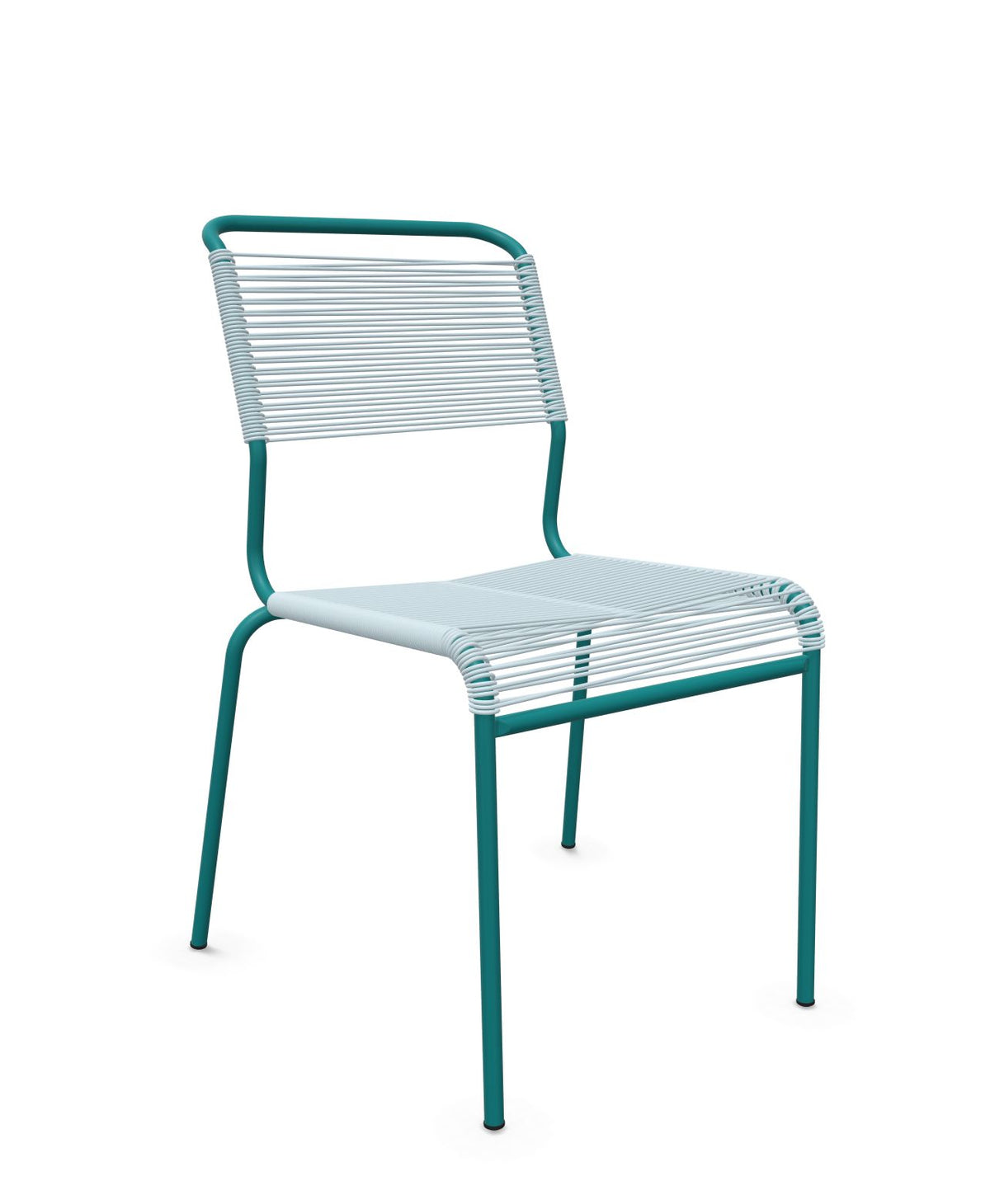 Schaffner Säntis Chaise Spaghetti Bleu Pastel 51 Bleu Kali 56