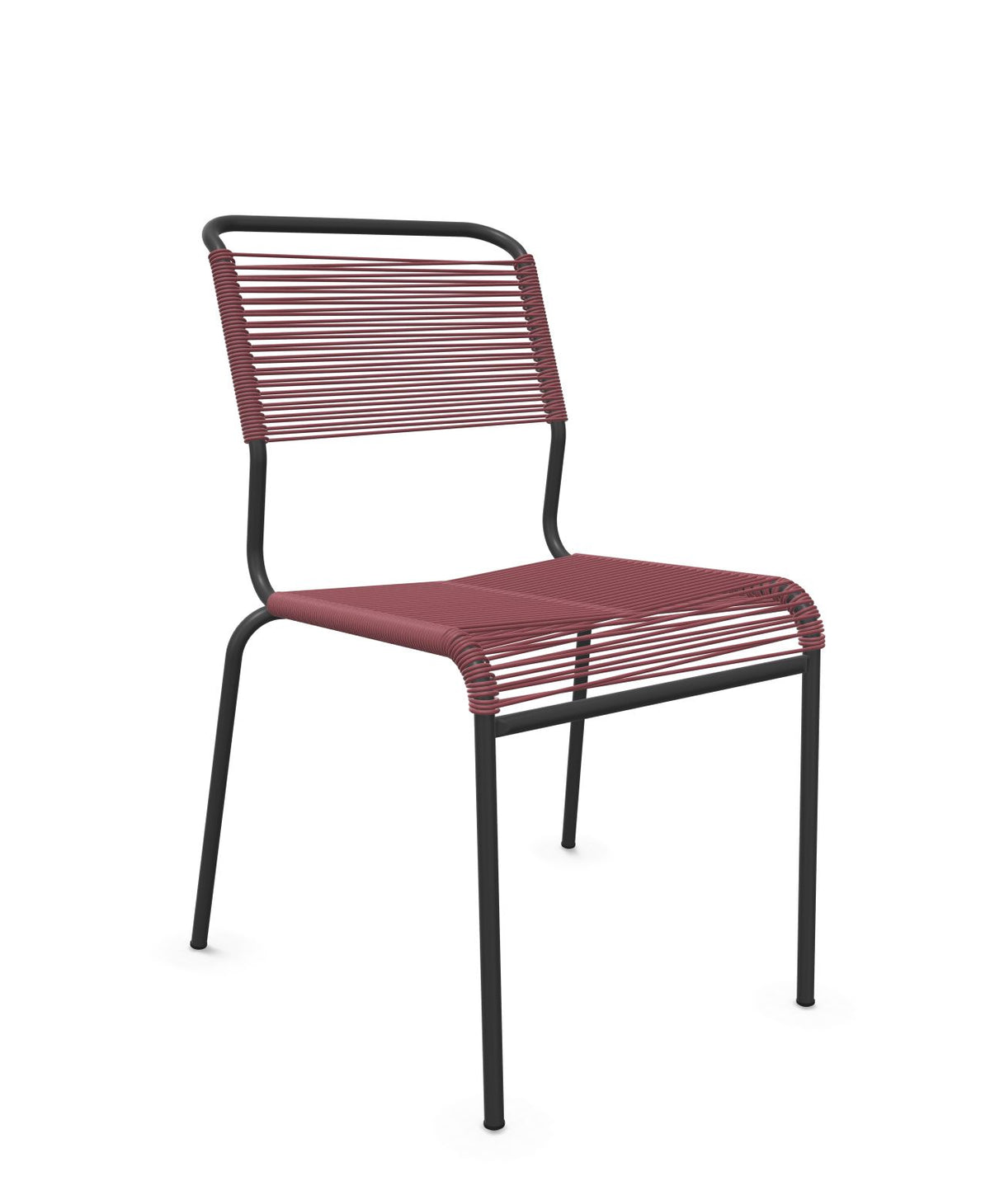 Schaffner Säntis Chaise Spaghetti Bordeaux 38 Anthracite 77