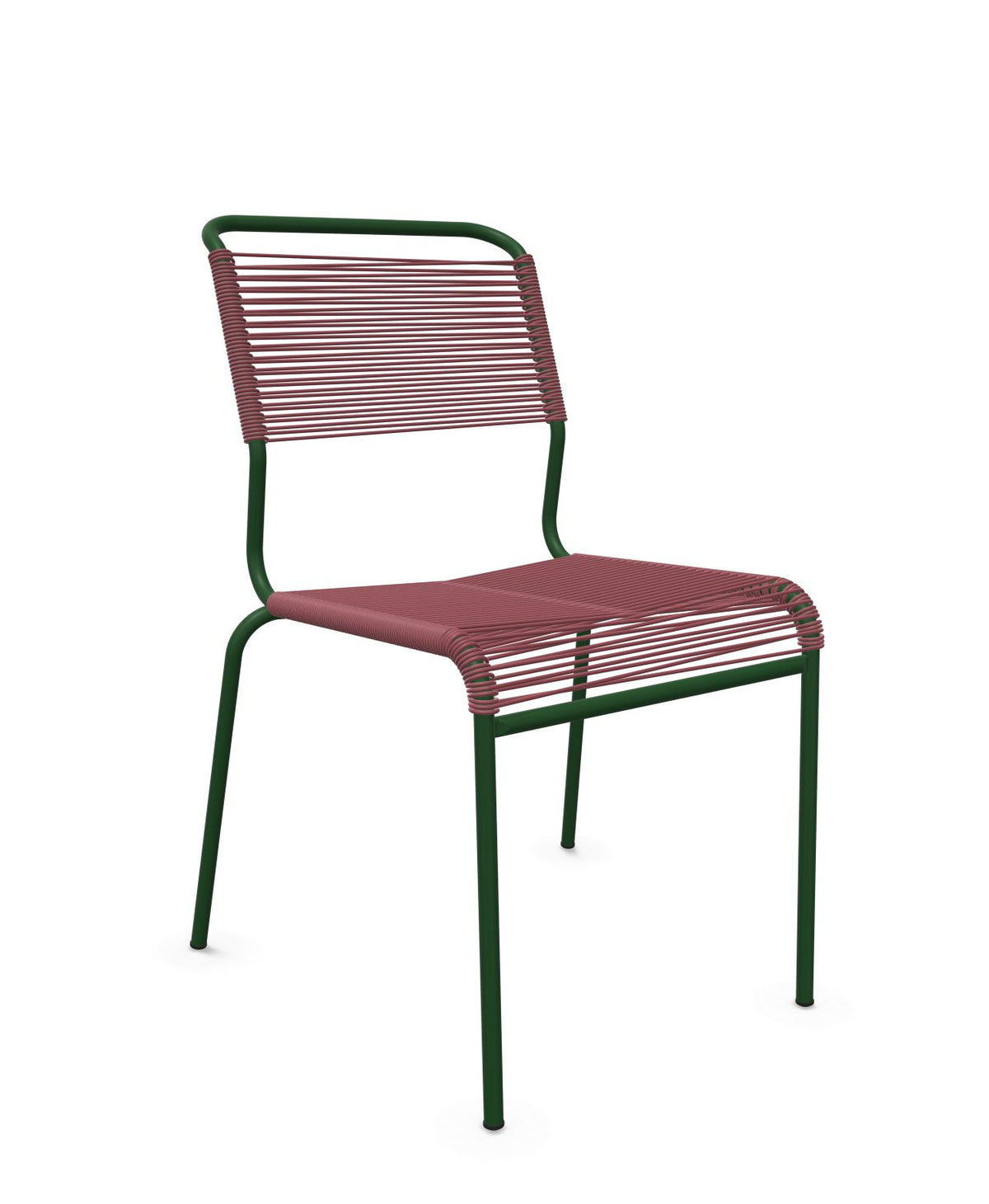 Schaffner Säntis Chaise Spaghetti Bordeaux 38 Vert Sapin 66