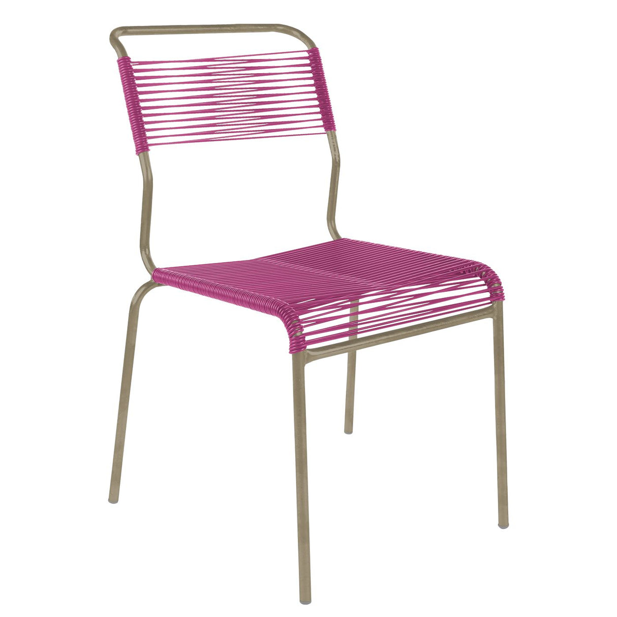 Schaffner Säntis Chaise Spaghetti Champagne 85 Rose 41