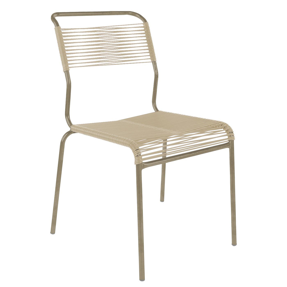 Schaffner Säntis Chaise Spaghetti Champagne 85 Sable pastel 15