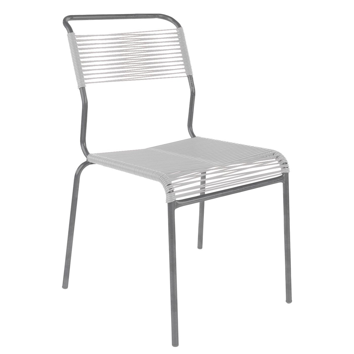 Schaffner Säntis Chaise Spaghetti Graphite 73 Blanc 90