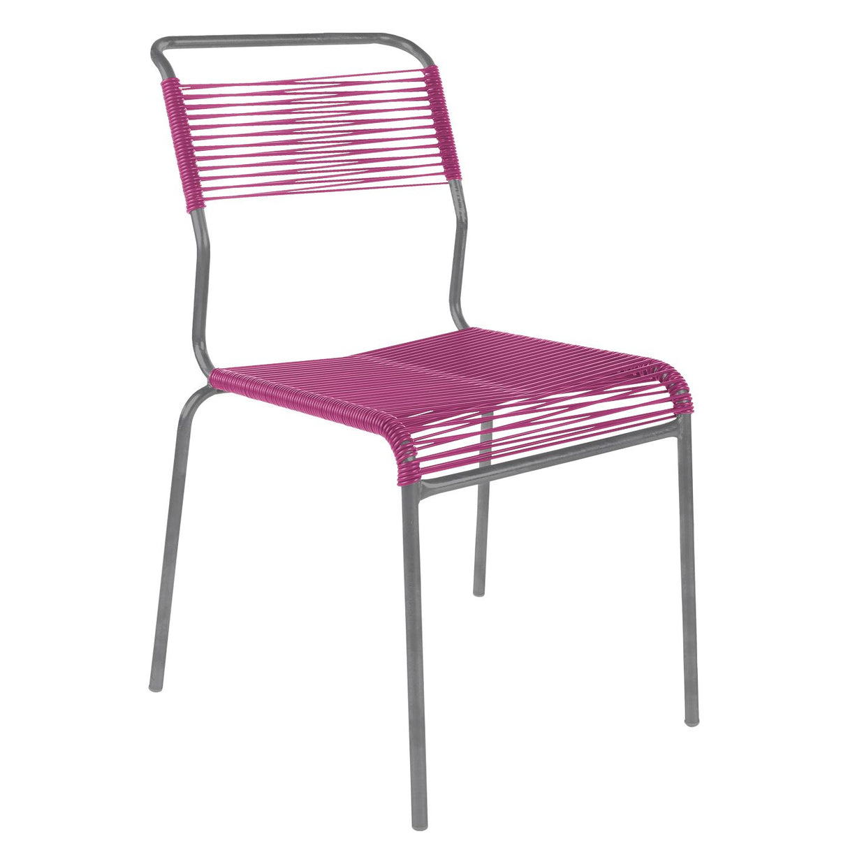 Schaffner Säntis Chaise Spaghetti Graphite 73 Rose 41
