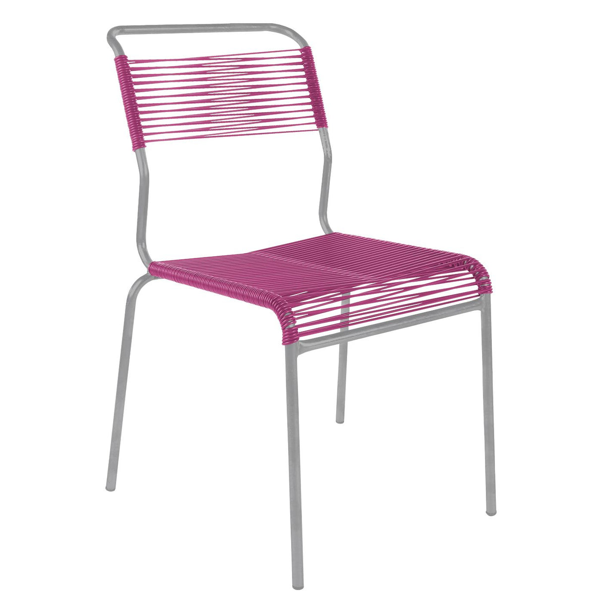 Schaffner Säntis Chaise Spaghetti Gris Argent 78 Rose 41