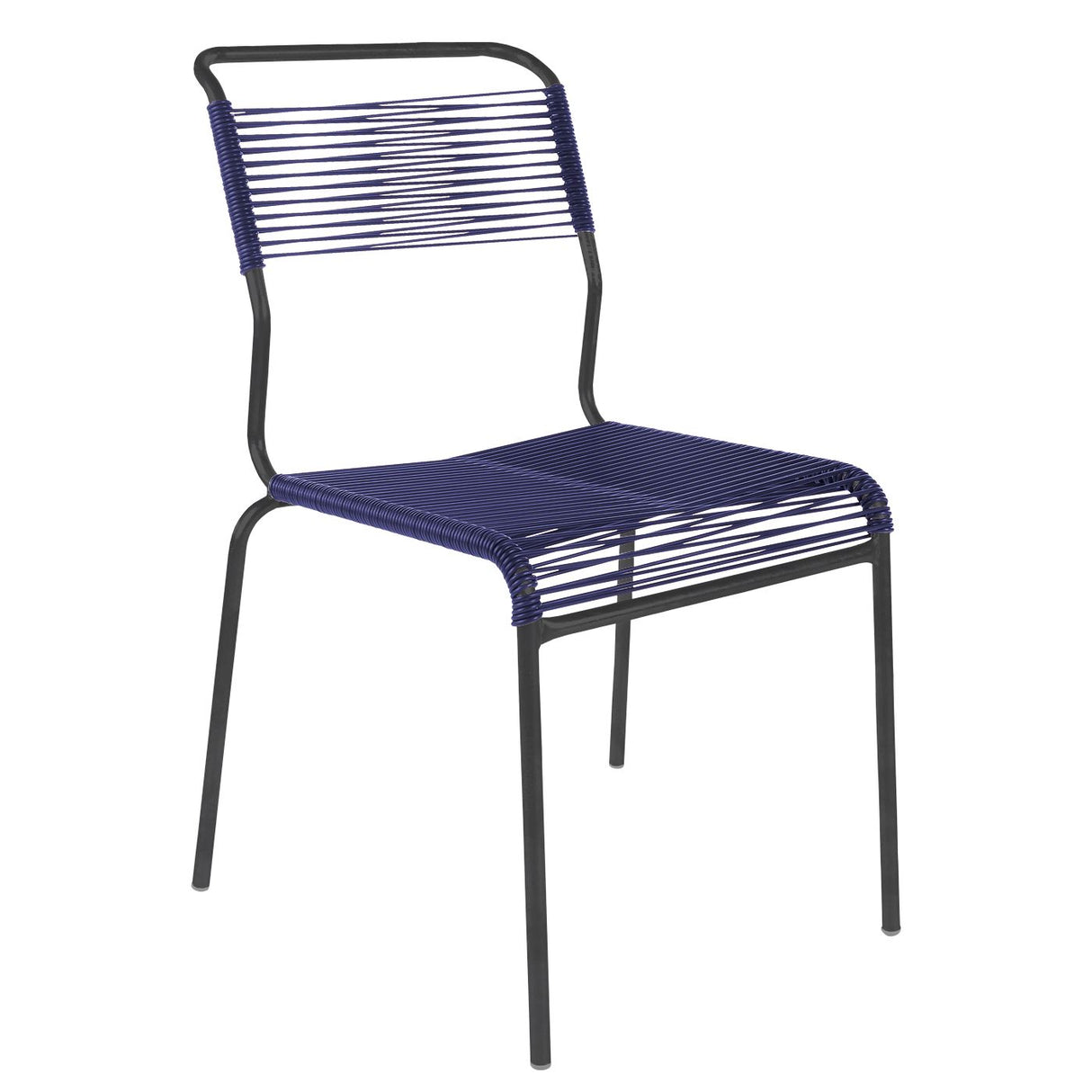 Schaffner Säntis Chaise Spaghetti Noir 91 Bleu 53