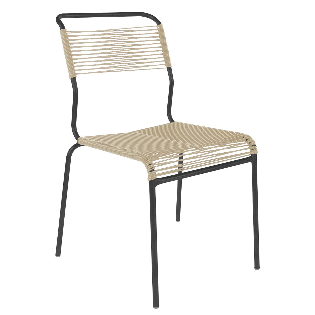 Schaffner Säntis Chaise Spaghetti Noir 91 Sable pastel 15