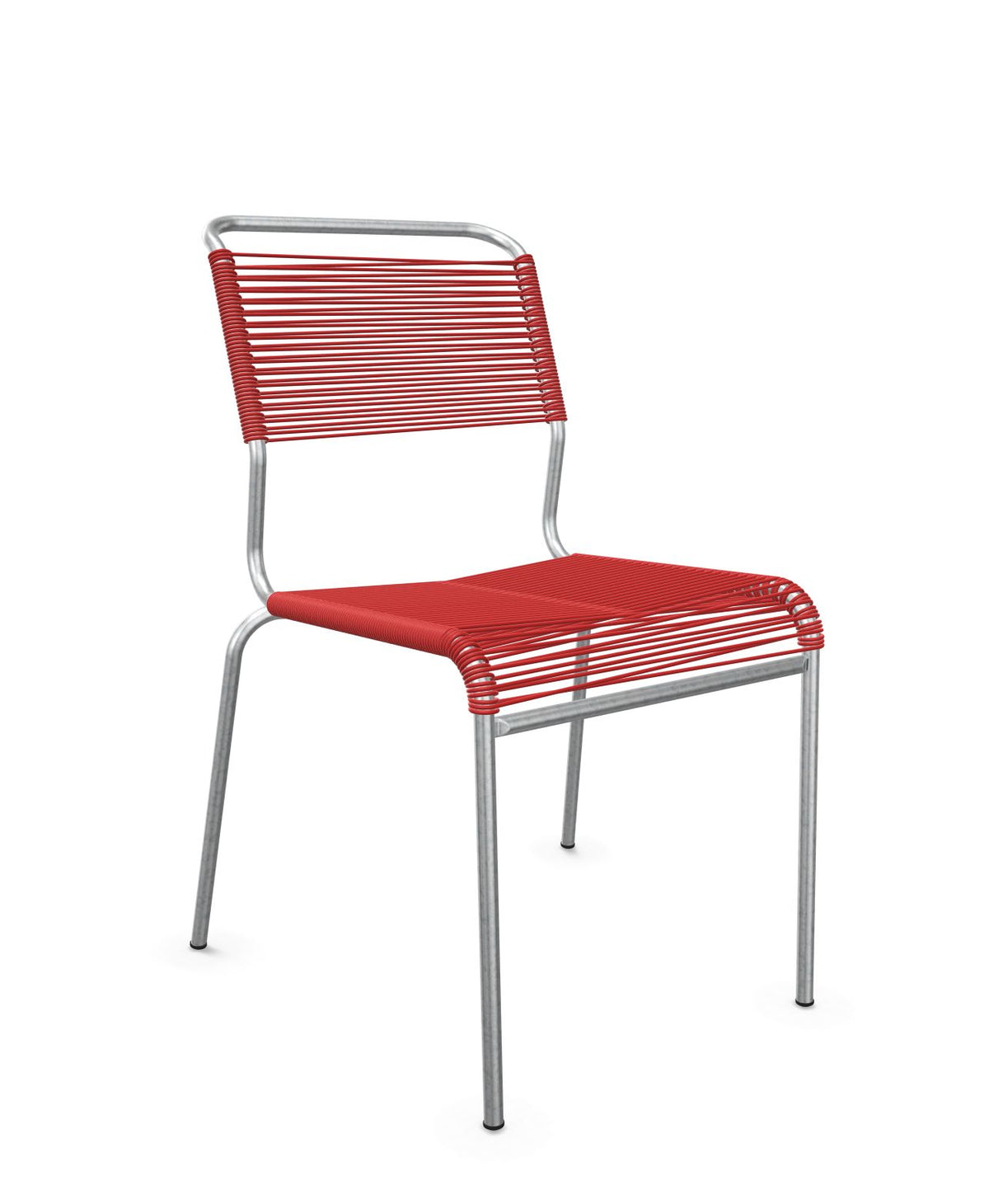 Schaffner Säntis Chaise Spaghetti Rouge 30 Galvanisé à chaud 02