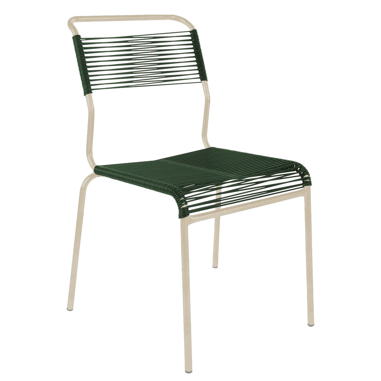 Schaffner Säntis Chaise Spaghetti Sable Pastel 15 Vert sapin 66