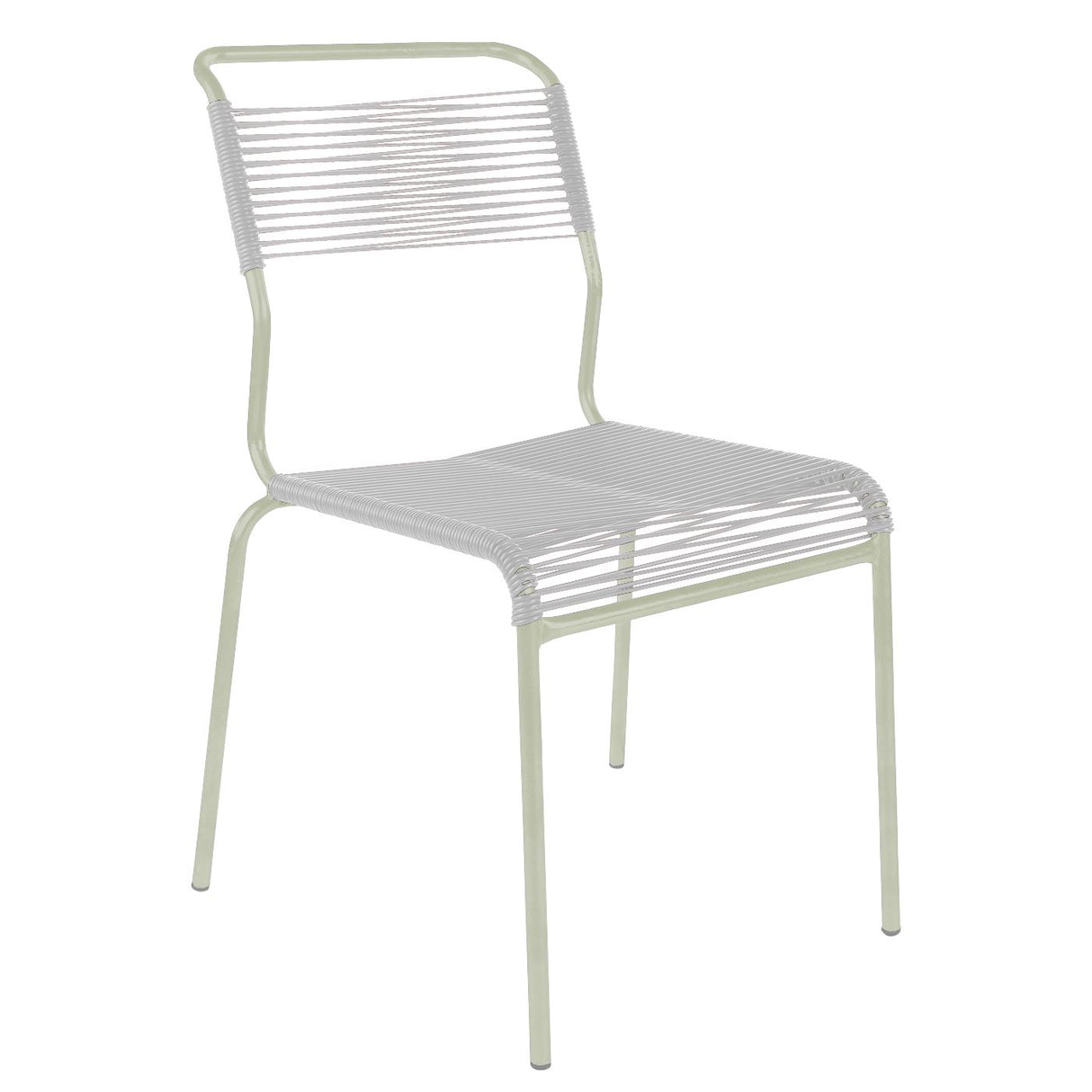 Schaffner Säntis Chaise Spaghetti Vert Pastel 64 Blanc 90