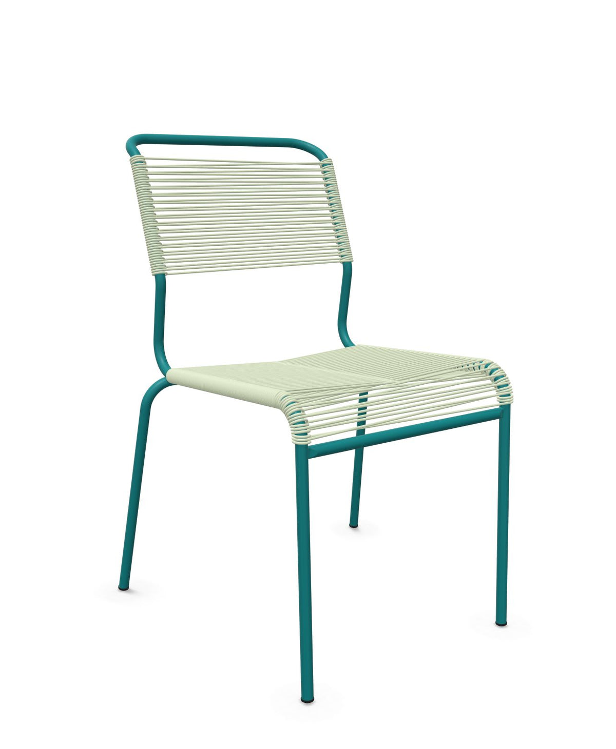 Schaffner Säntis Chaise Spaghetti Vert Pastel 64 Bleu Kali 56