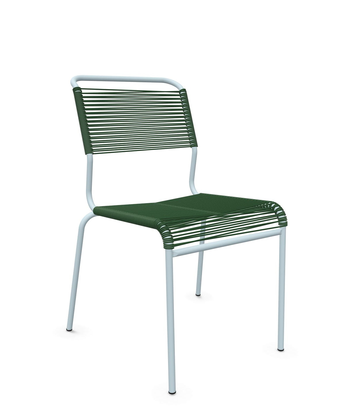 Schaffner Säntis Chaise Spaghetti Vert Sapin 66 Bleu Pastel 51