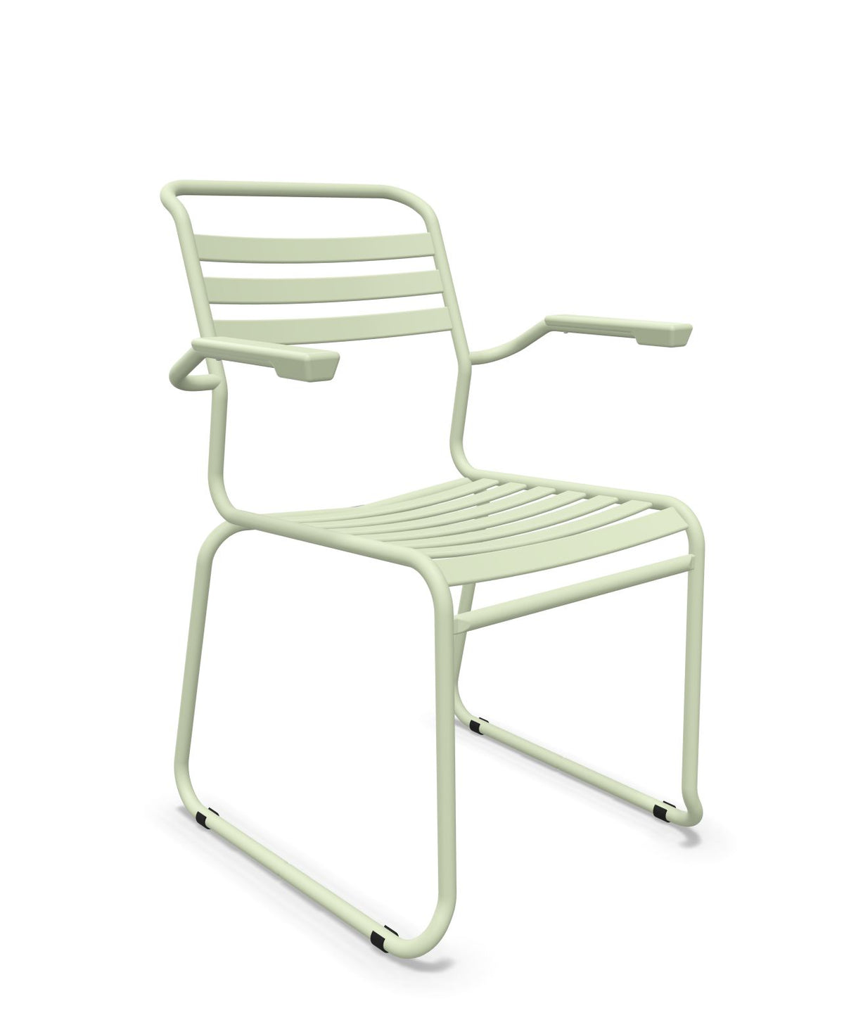 Schaffner Säntis Fauteuil Repas luge Lattes Vert Pastel 64 Vert Pastel 64