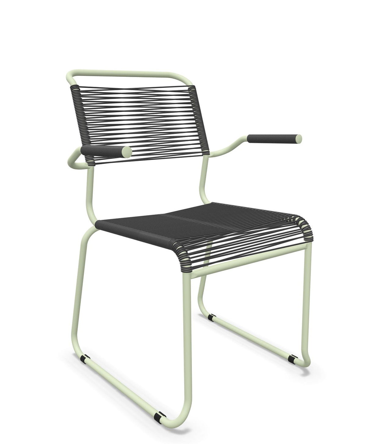 Schaffner Säntis Fauteuil repas Spaghetti pieds en luge