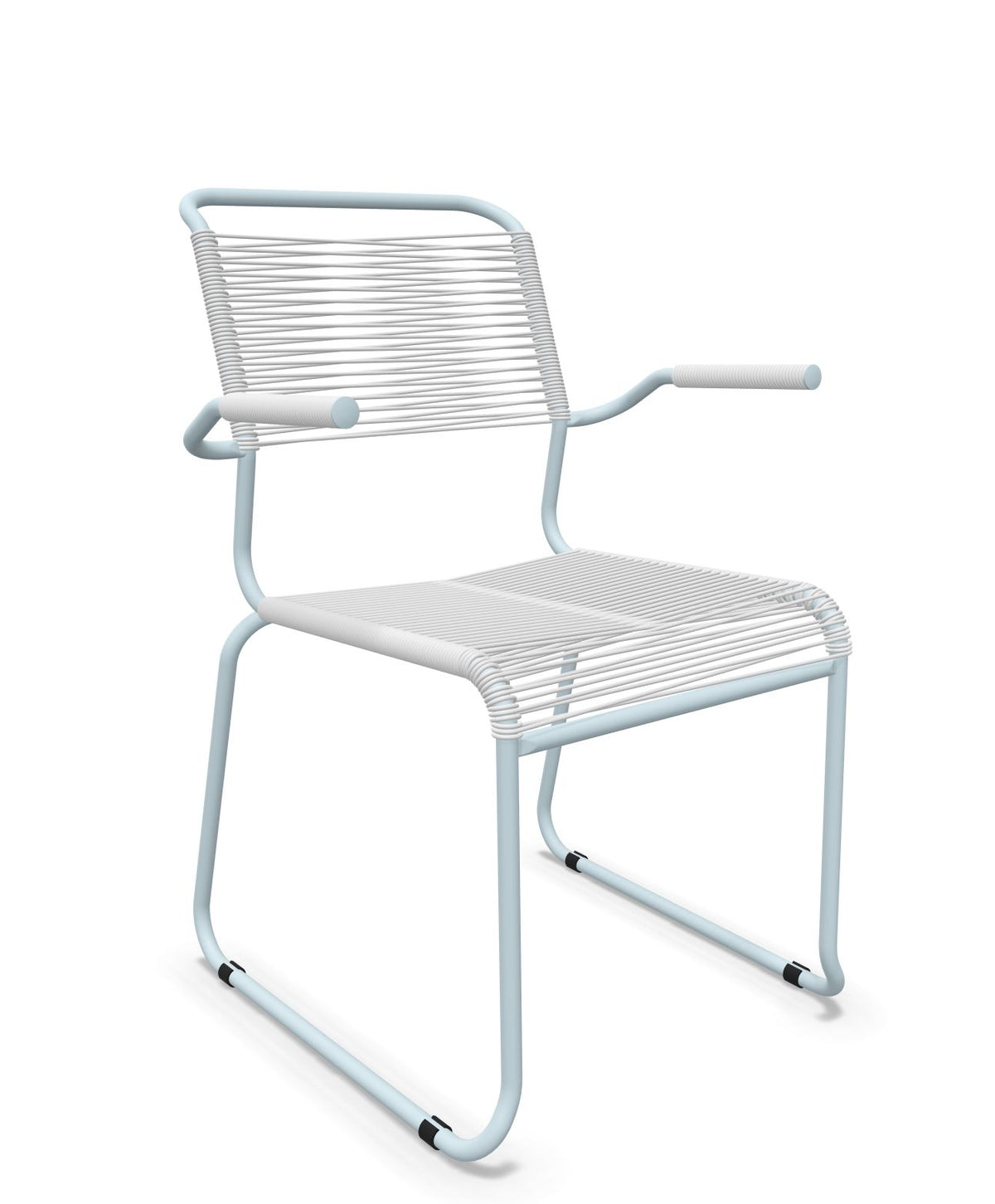Schaffner Säntis Fauteuil repas Spaghetti pieds en luge