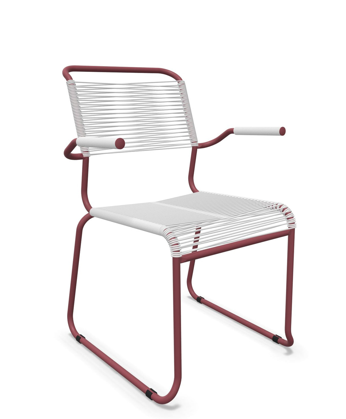 Schaffner Säntis Fauteuil repas Spaghetti pieds en luge