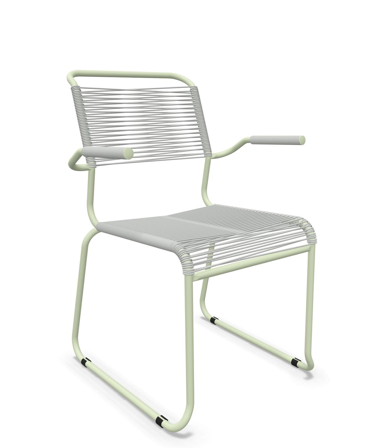 Schaffner Säntis Fauteuil repas Spaghetti pieds en luge