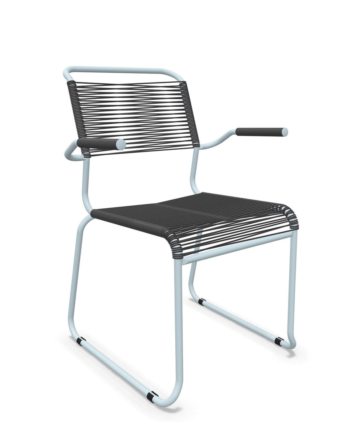 Schaffner Säntis Fauteuil repas Spaghetti pieds en luge