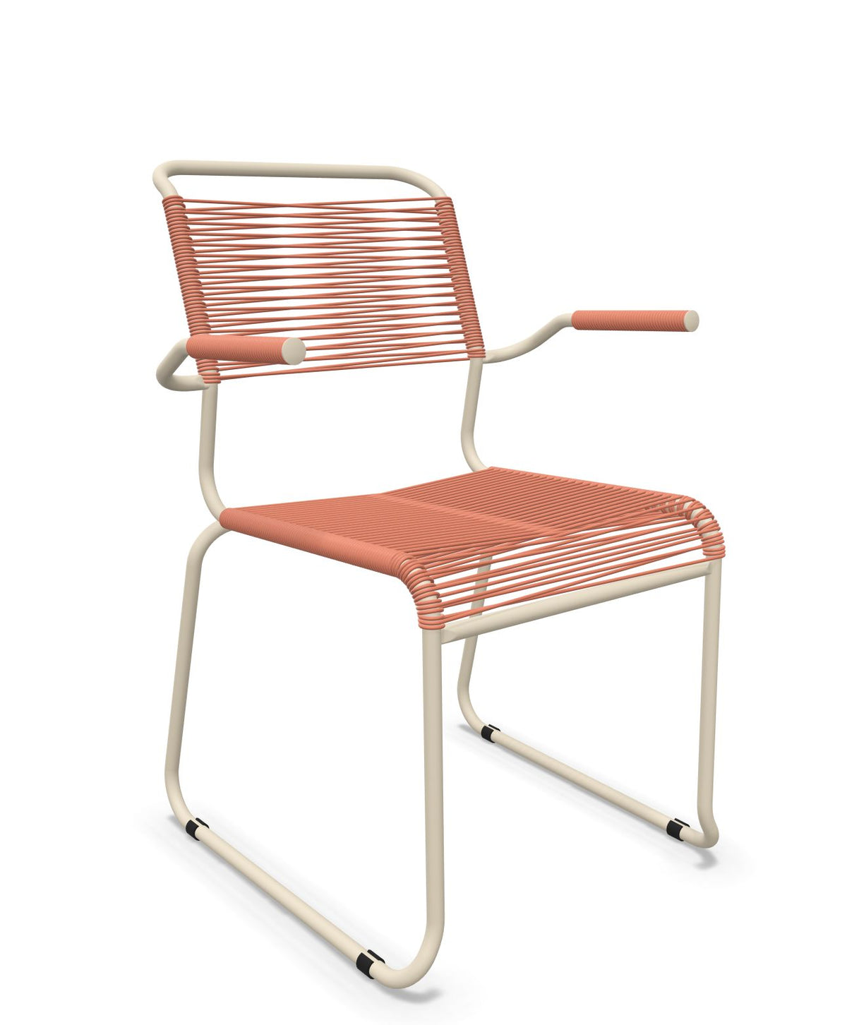 Schaffner Säntis Fauteuil repas Spaghetti pieds en luge