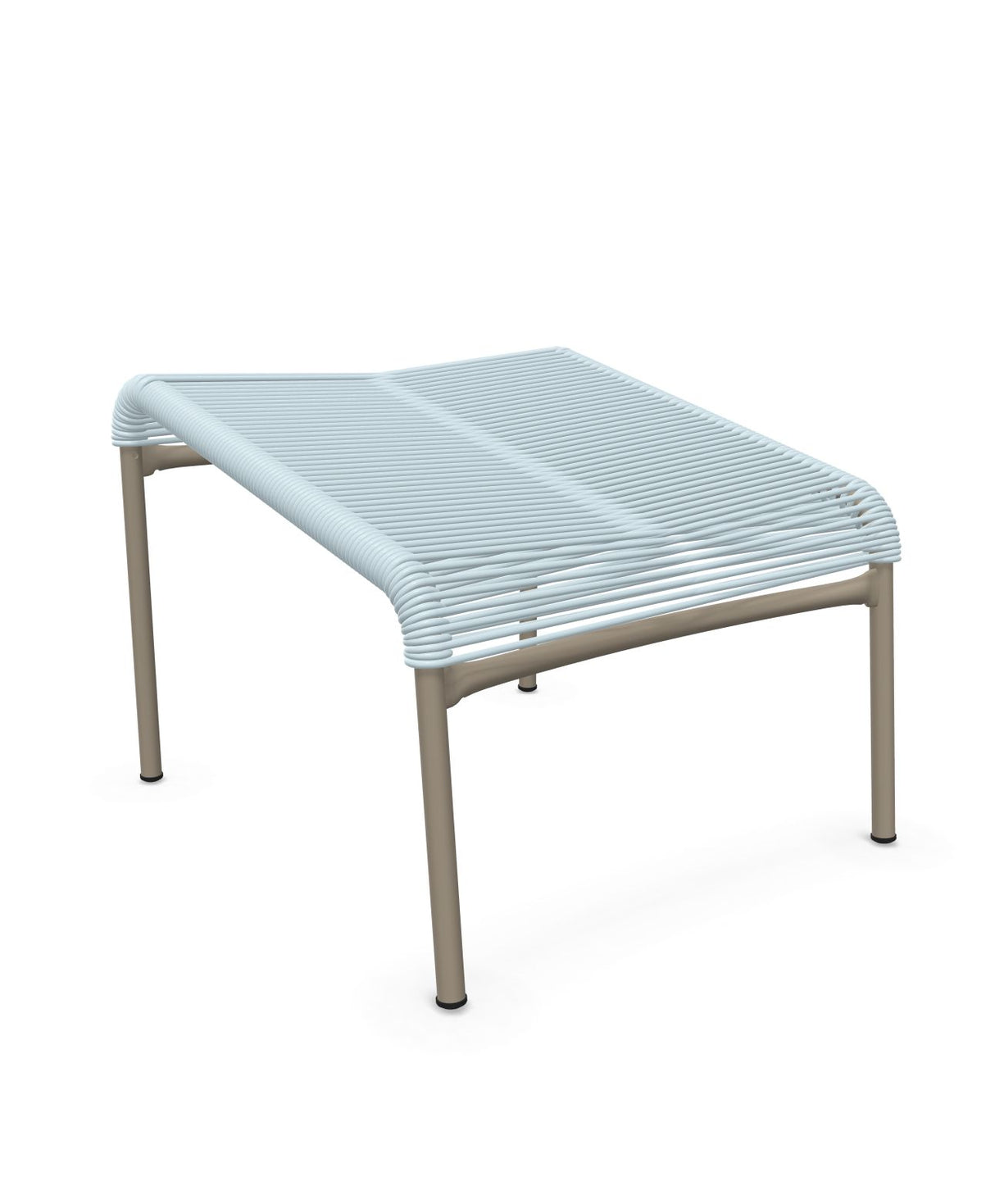 Schaffner Säntis Repose-pieds Spaghetti Bleu Pastel 51 Champagne 85