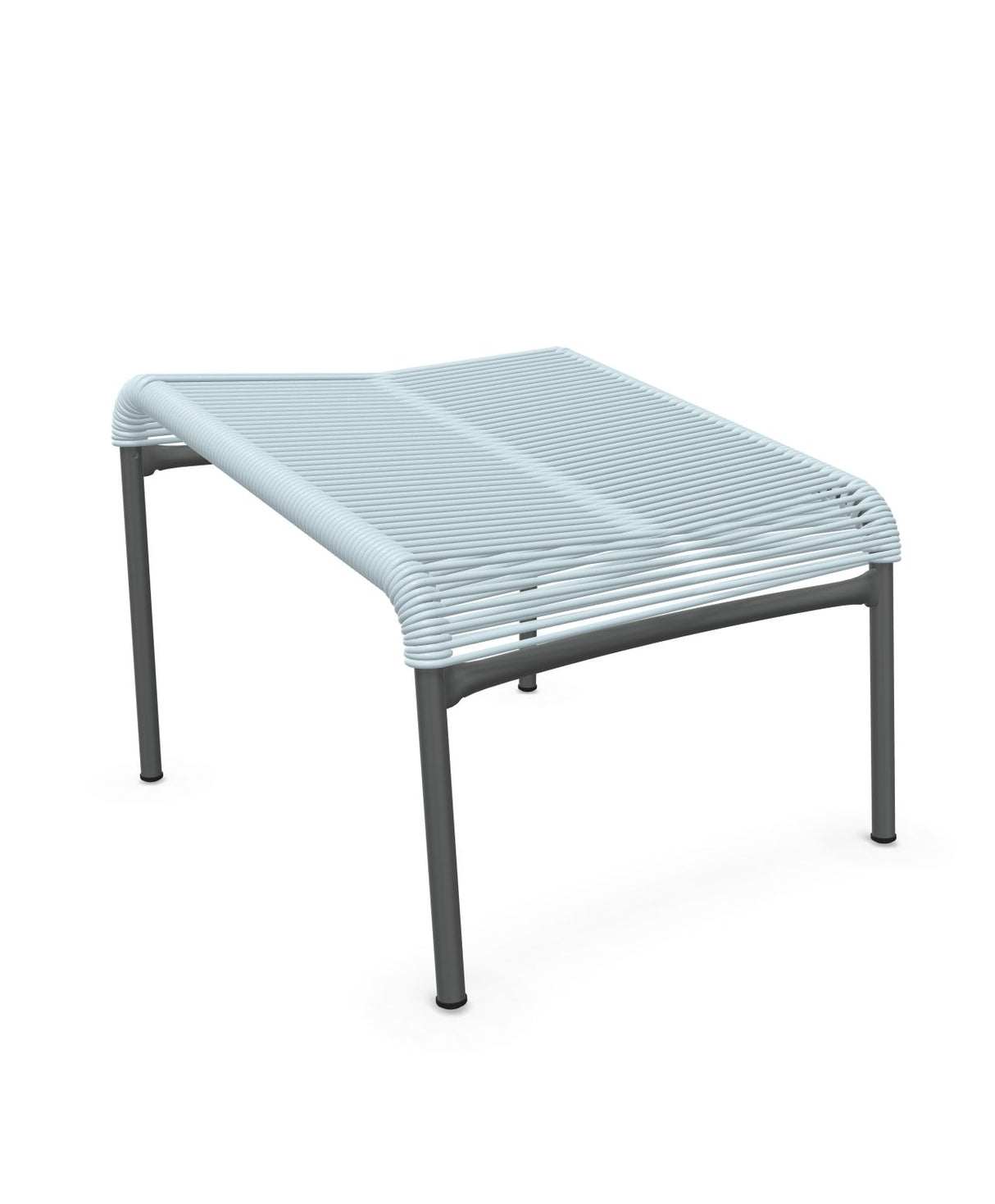 Schaffner Säntis Repose-pieds Spaghetti Bleu Pastel 51 Graphite 73