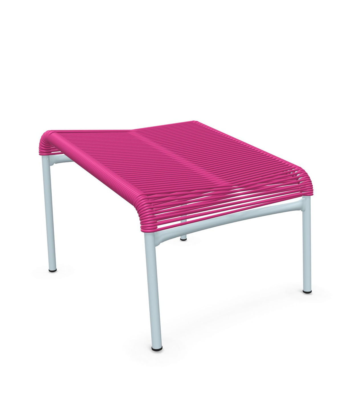 Schaffner Säntis Repose-pieds Spaghetti Rose 41 Bleu Pastel 51