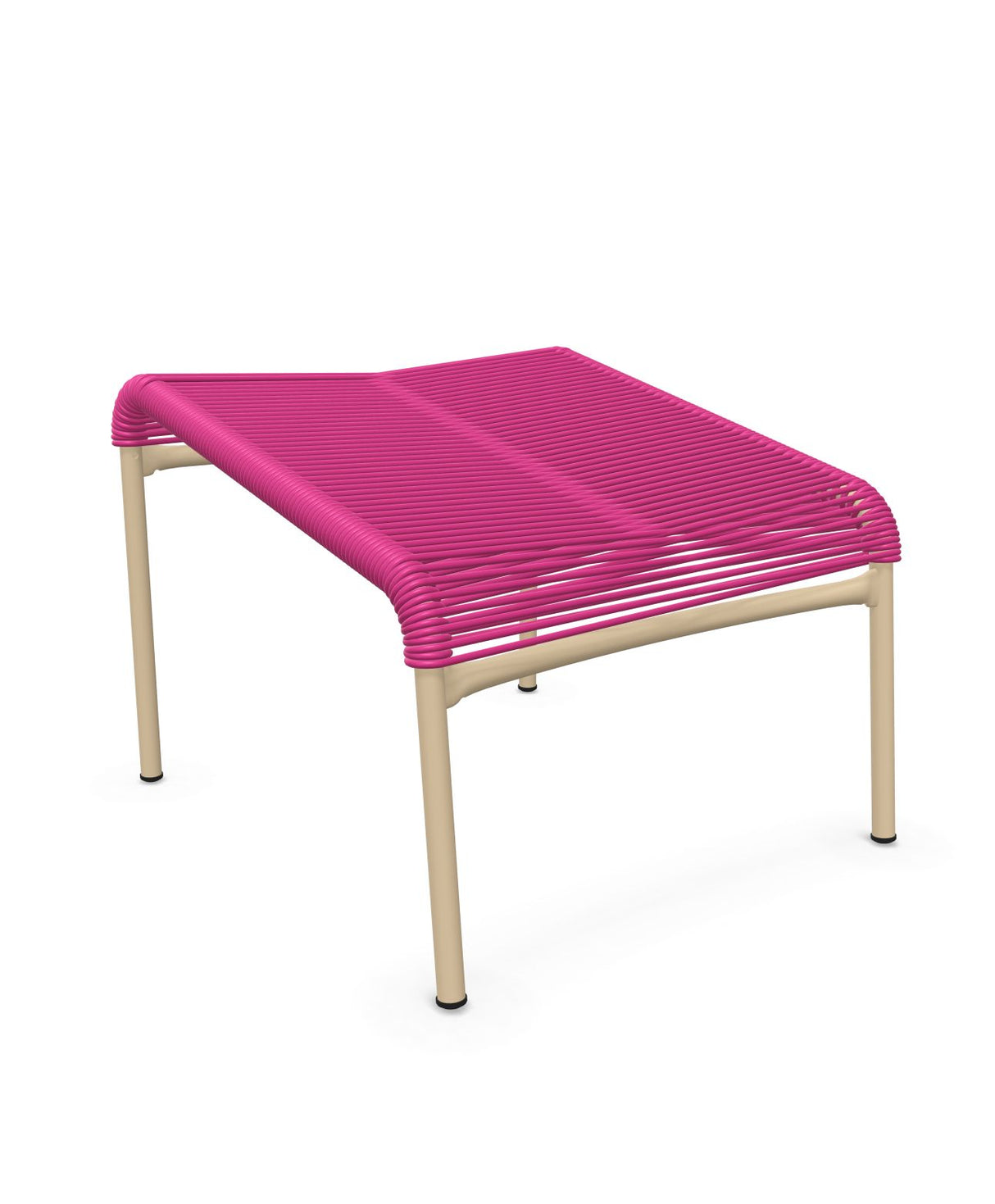 Schaffner Säntis Repose-pieds Spaghetti Rose 41 Marron Pastel 83