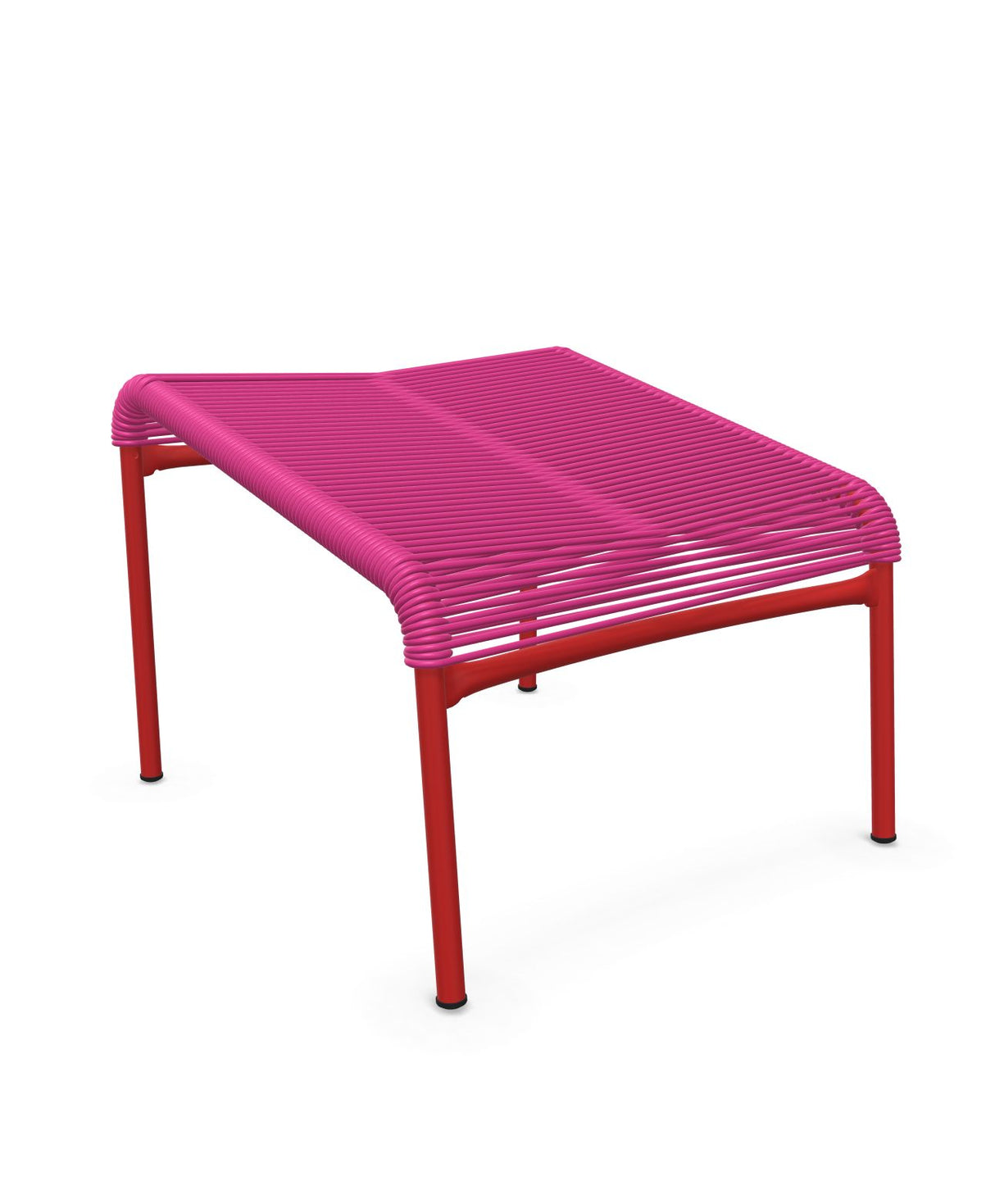Schaffner Säntis Repose-pieds Spaghetti Rose 41 Rouge 30