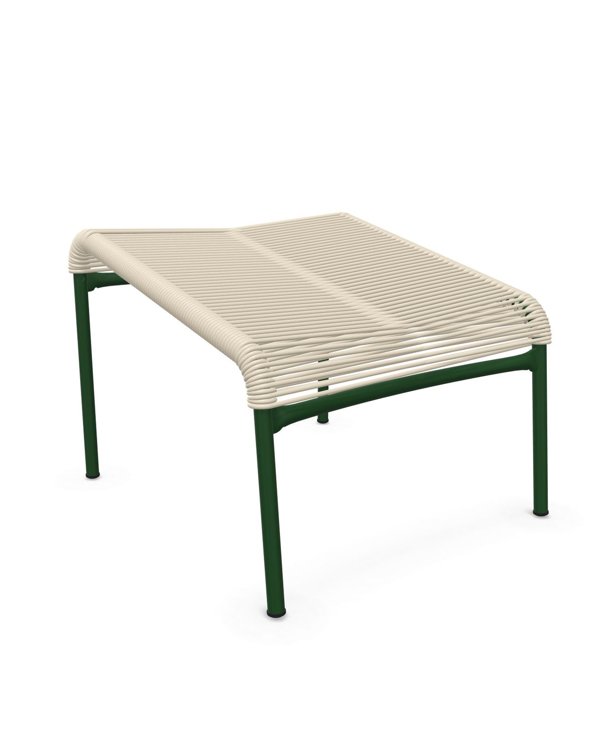 Schaffner Säntis Repose-pieds Spaghetti Sable Pastel 15 Vert Sapin 66