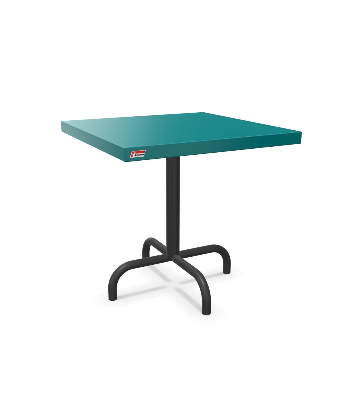 Schaffner Säntis Table d'appoint rabattable 50x50cm h:50cm Bleu Kali 56 Anthracite 77
