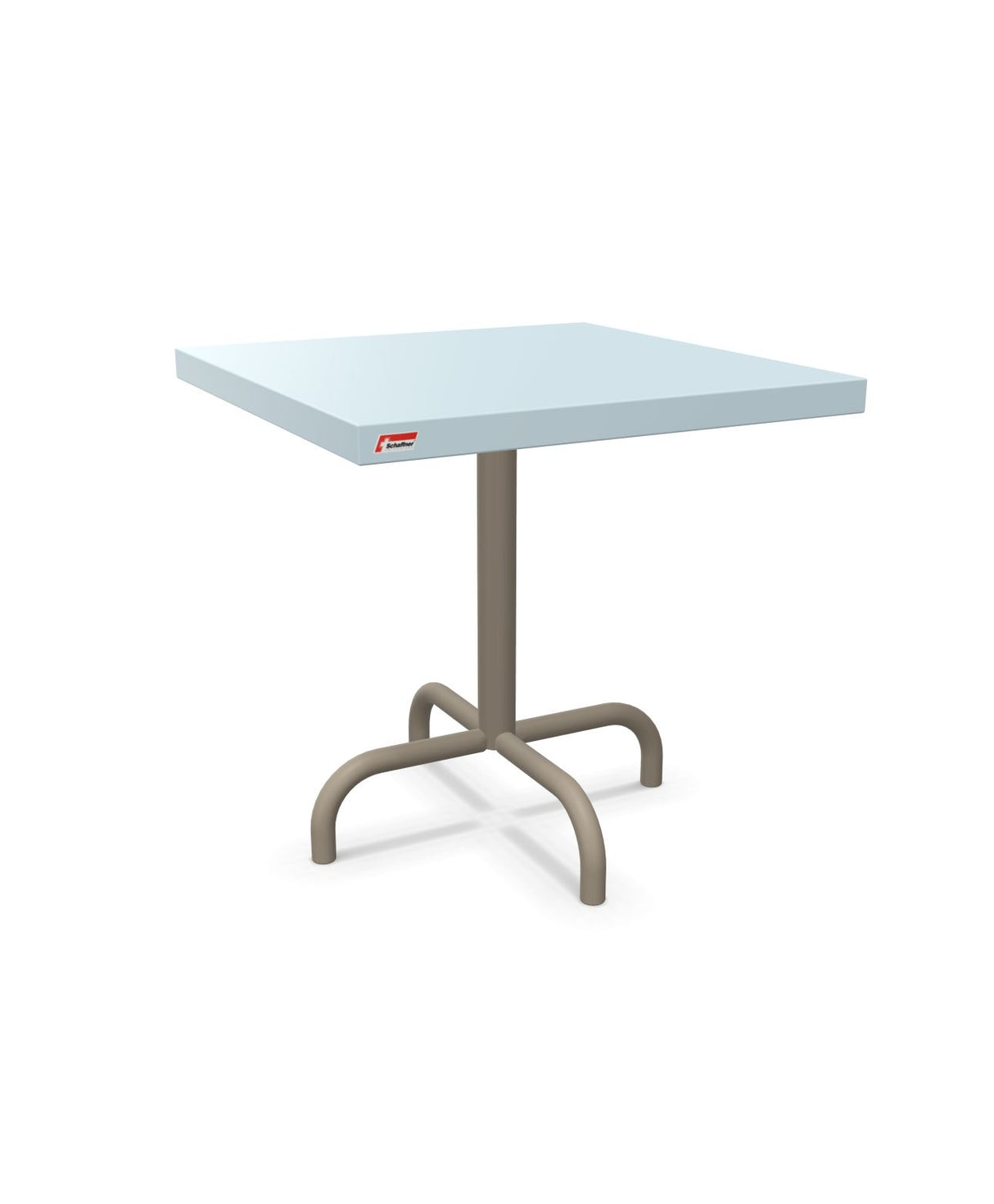 Schaffner Säntis Table d'appoint rabattable 50x50cm h:50cm Bleu Pastel 51 Champagne 85