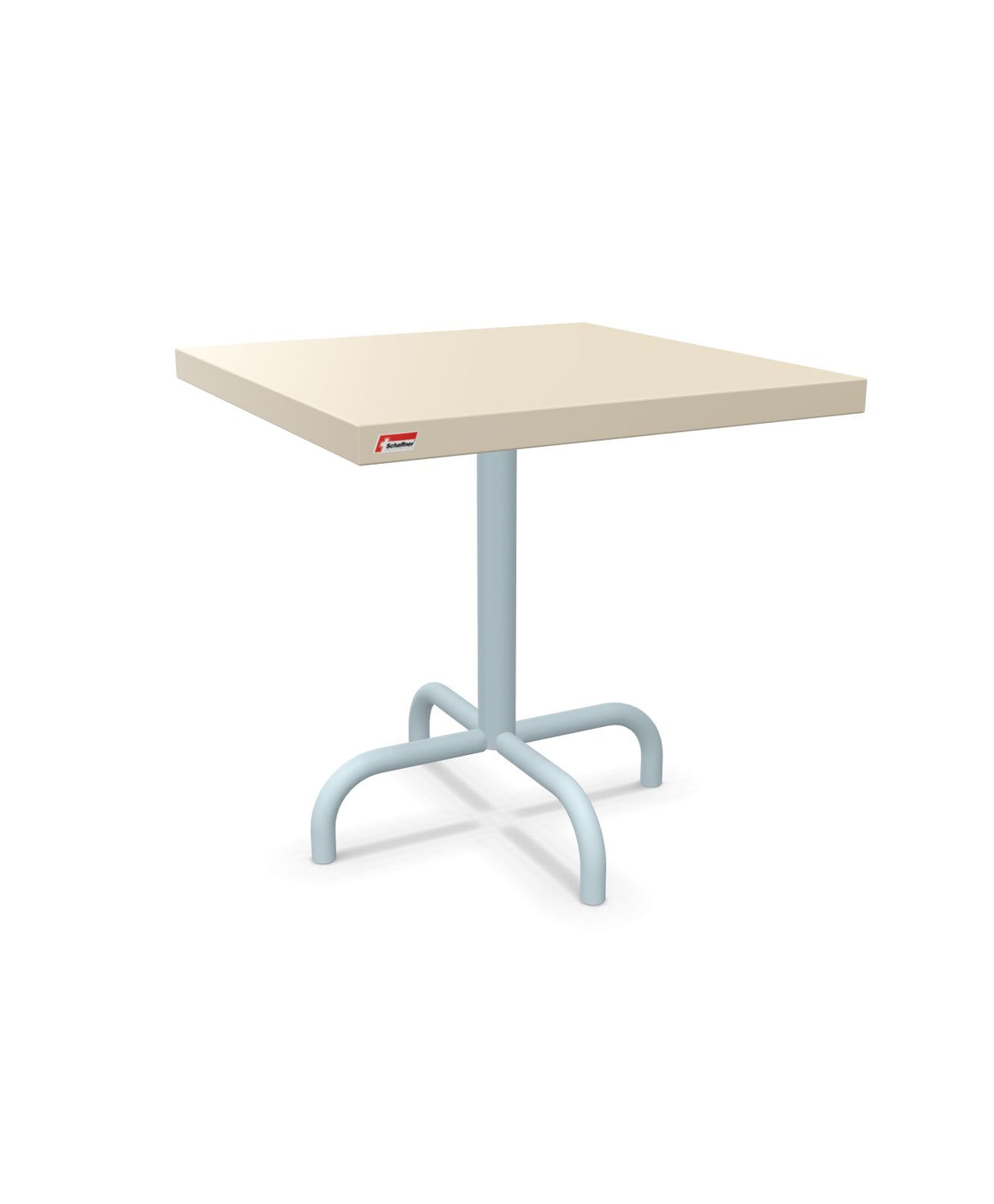 Schaffner Säntis Table d'appoint rabattable 50x50cm h:50cm Sable Pastel 15 Bleu Pastel 51