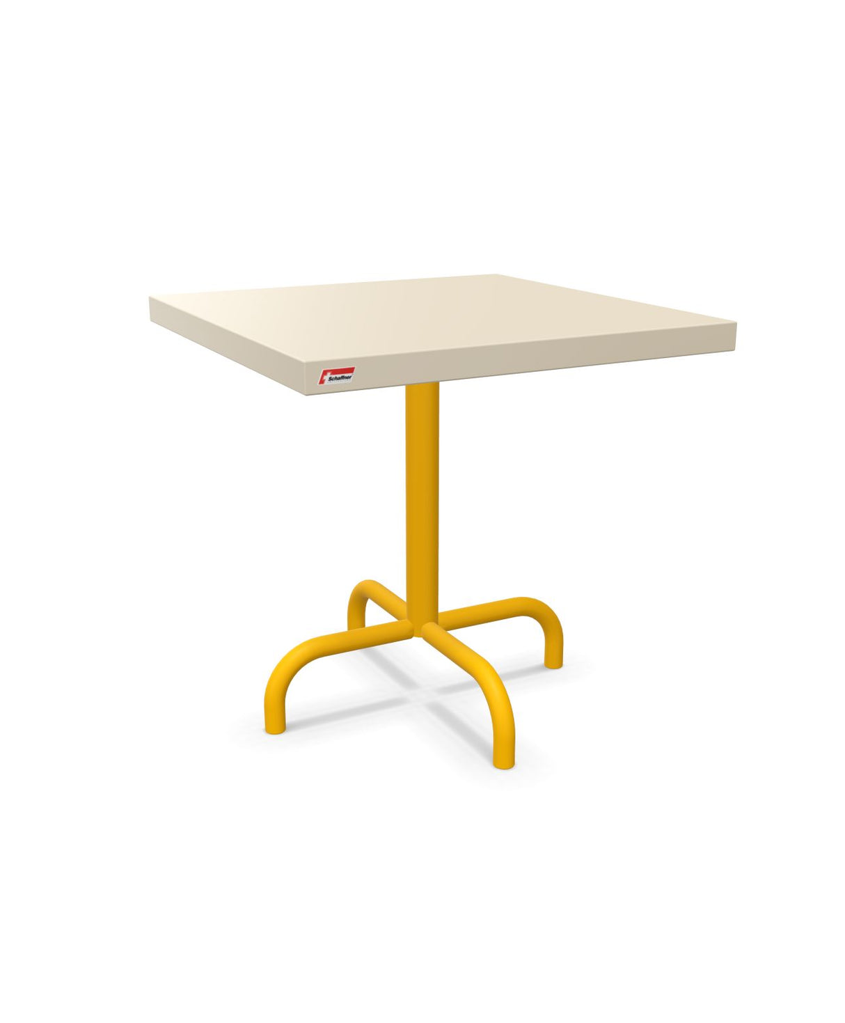 Schaffner Säntis Table d'appoint rabattable 50x50cm h:50cm Sable Pastel 15 Jaune 11