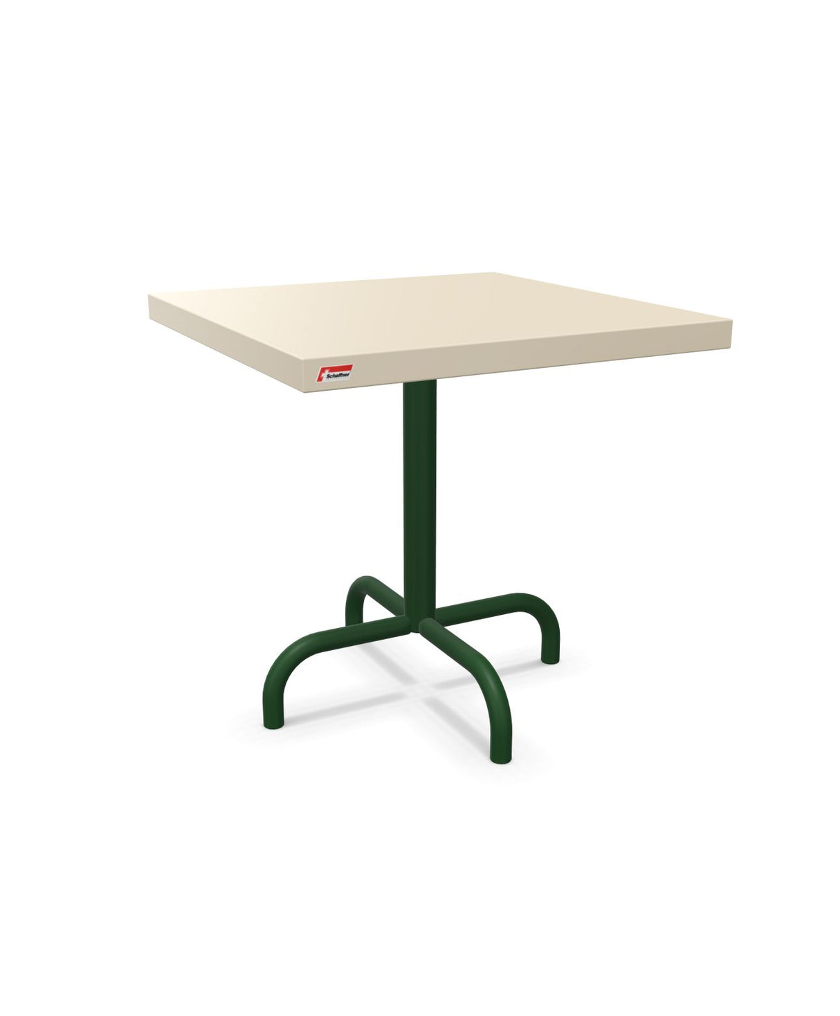 Schaffner Säntis Table d'appoint rabattable 50x50cm h:50cm Sable Pastel 15 Vert Sapin 66