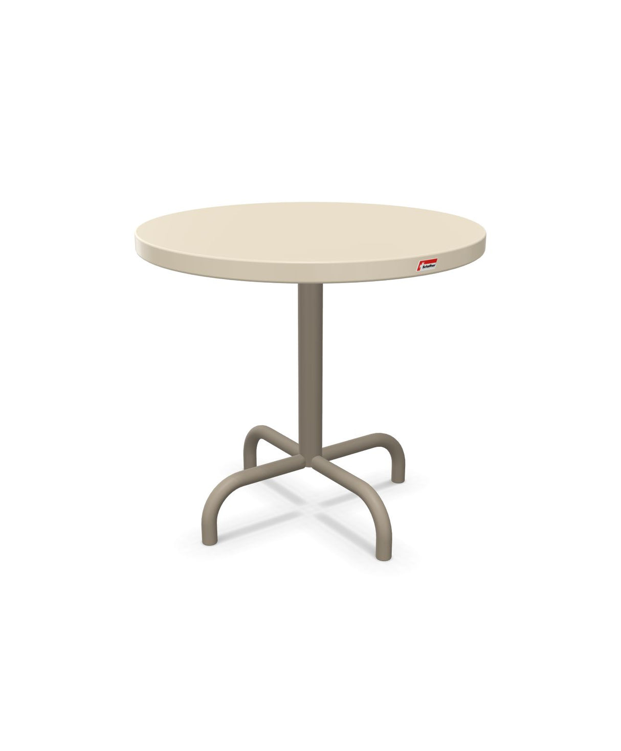 Schaffner Säntis Table d'appoint rabattable ronde Ø54cm h:50cm Sable Pastel 15 Champagne 85