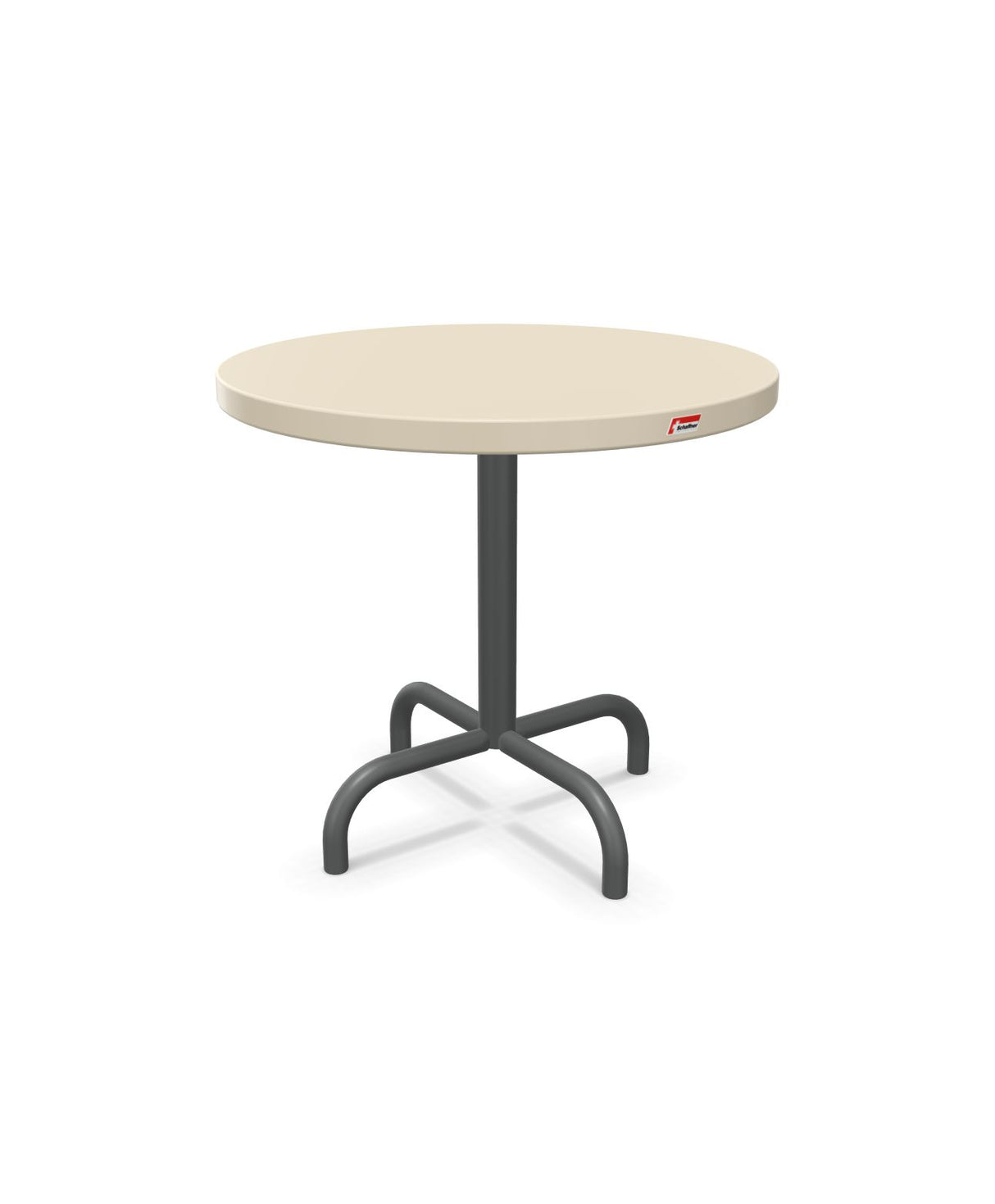 Schaffner Säntis Table d'appoint rabattable ronde Ø54cm h:50cm Sable Pastel 15 Graphite 73