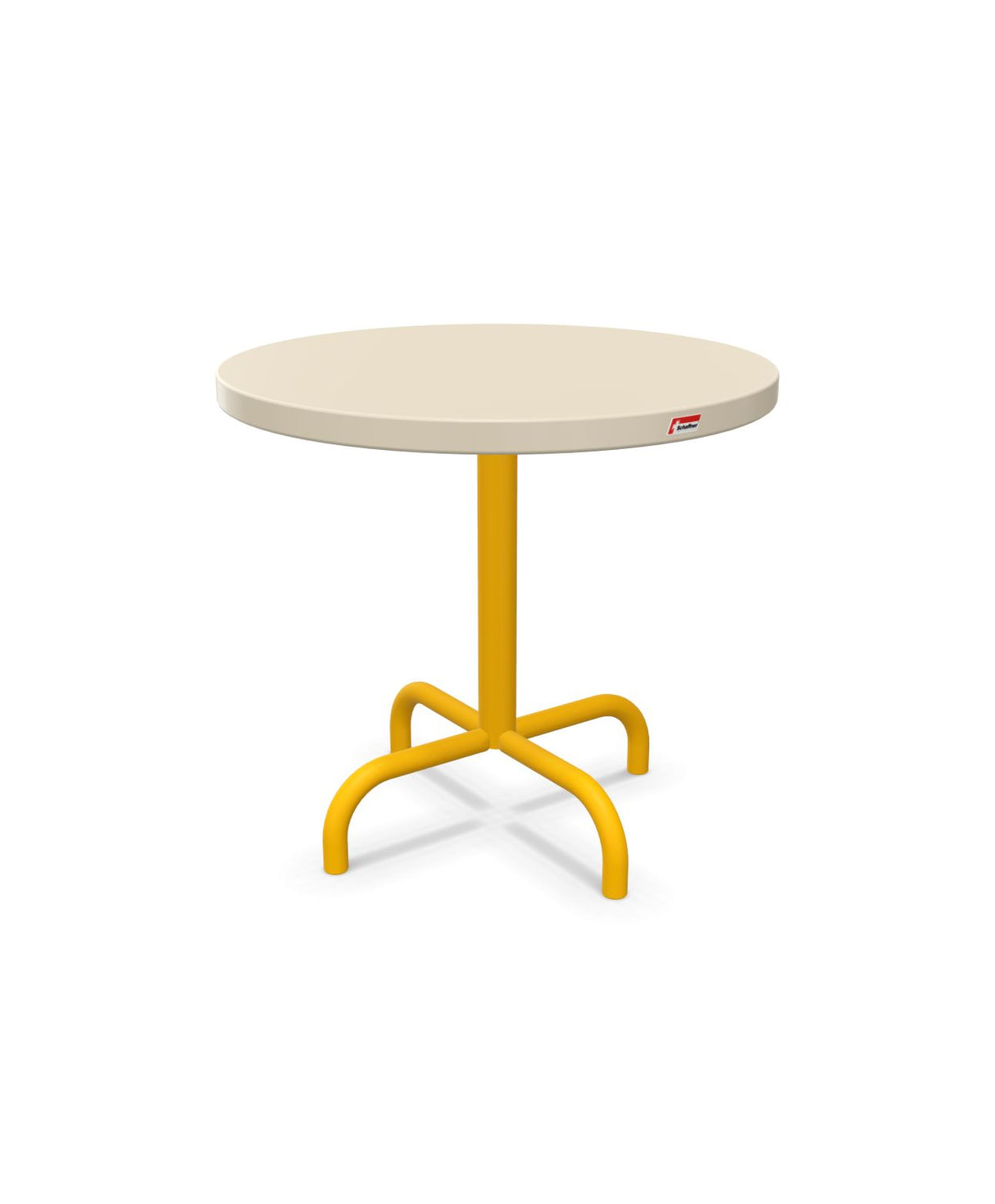 Schaffner Säntis Table d'appoint rabattable ronde Ø54cm h:50cm Sable Pastel 15 Jaune 11