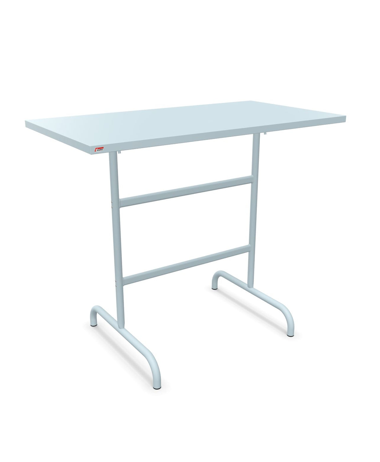 Schaffner Säntis Table haute rabattable 130x70cm h:110cm Bleu Pastel 51 Bleu Pastel 51