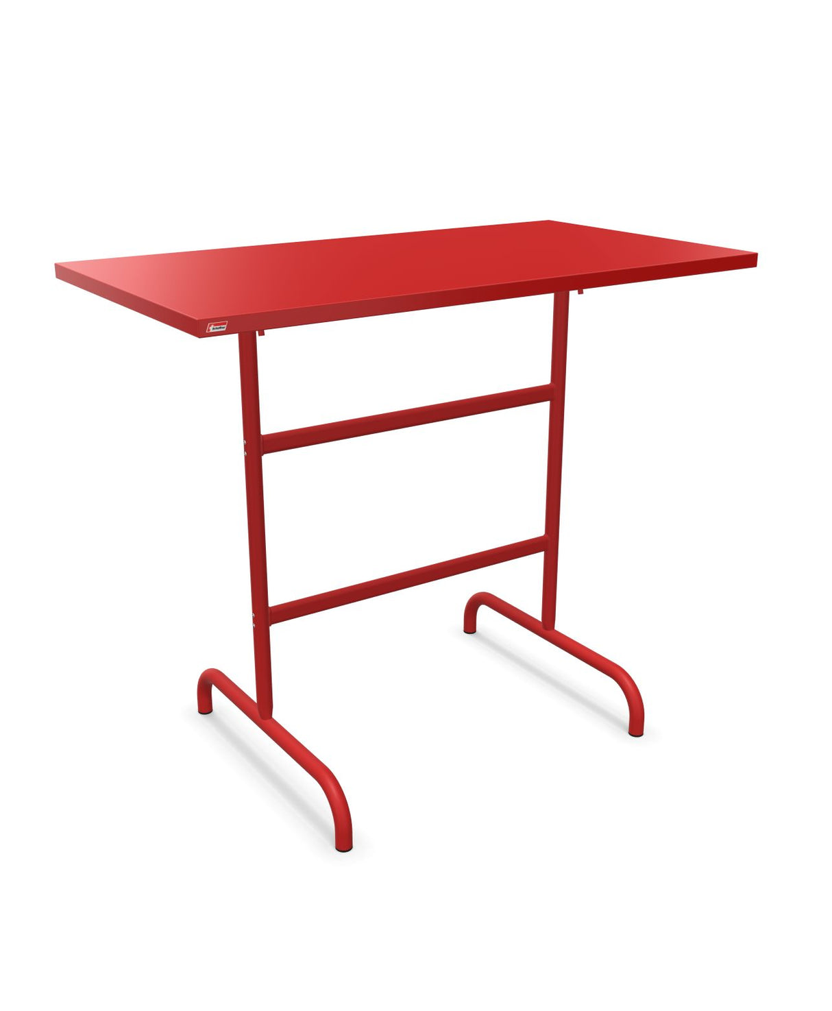 Schaffner Säntis Table haute rabattable 130x70cm h:110cm Rouge 30 Rouge 30